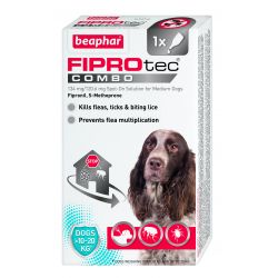 Beaphar FIPROtec COMBO Spot On for Medium Dogs,