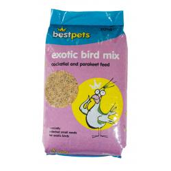 Bestpets Cockatiel & Parakeet Exotic Bird Mix, 20kg