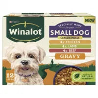 Winalot Small Dog Wet Dog Food Pouches Mixed In Gravy 12x100g