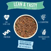 Butcher's Lean & Tasty Low Fat Dog Food Cans 18x390g