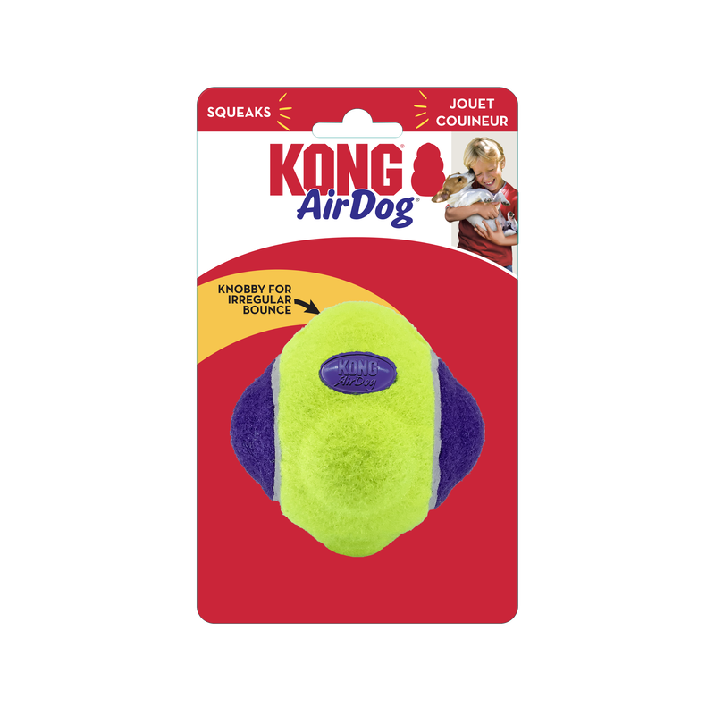 KONG Airdog Squeaker Knobby Ball Medium/Large