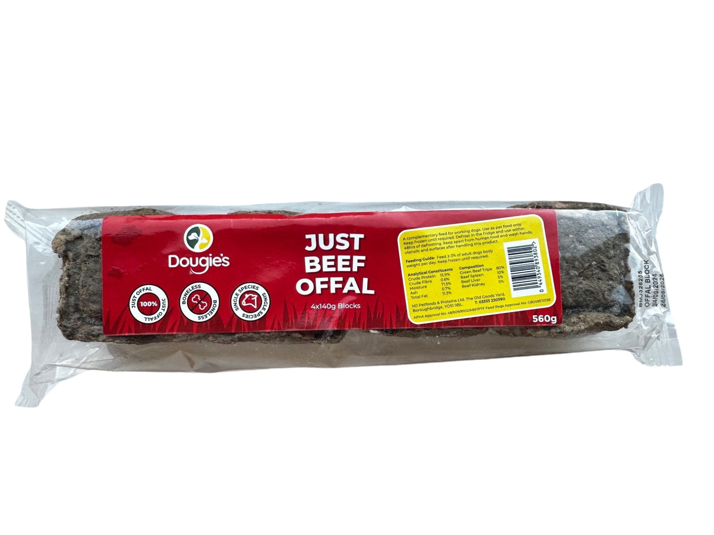 JUST BEEF OFFAL - BONELESS 560G