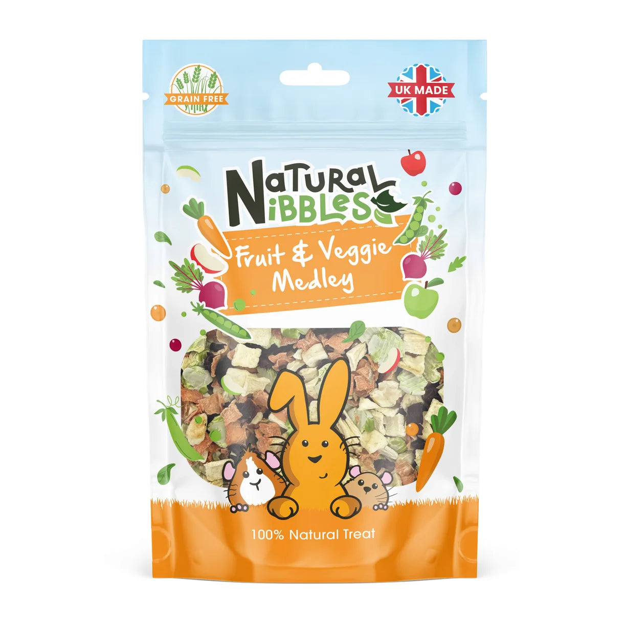 Natural Nibbles Fruit & Veggie Medley 70g