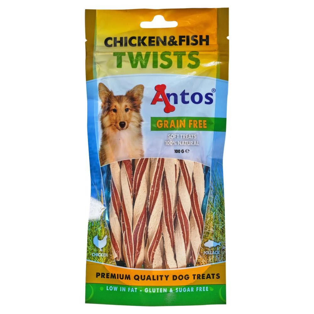 Chicken & Fish Twists (100g)