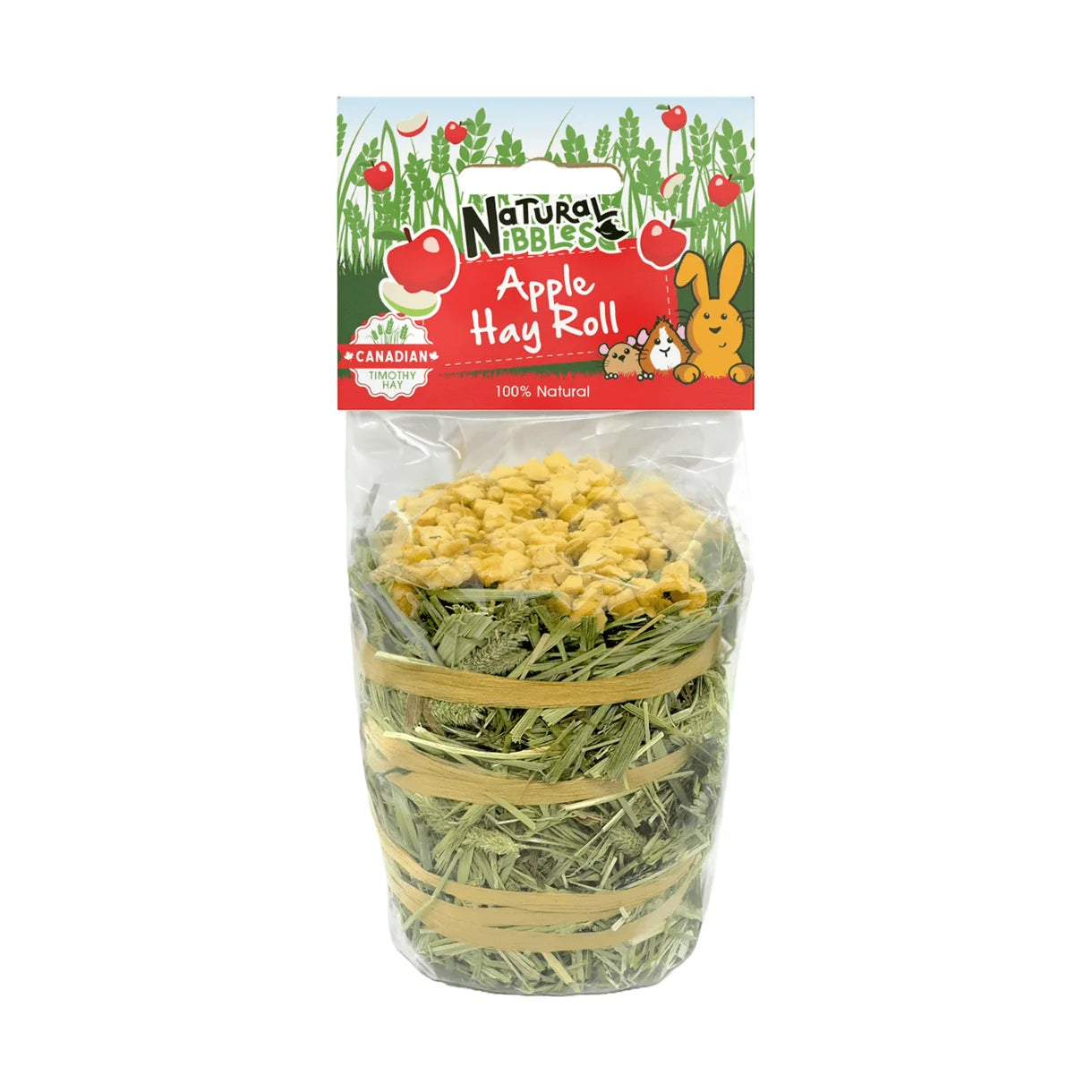 Natural Nibbles Apple Timothy Hay Roll 100g