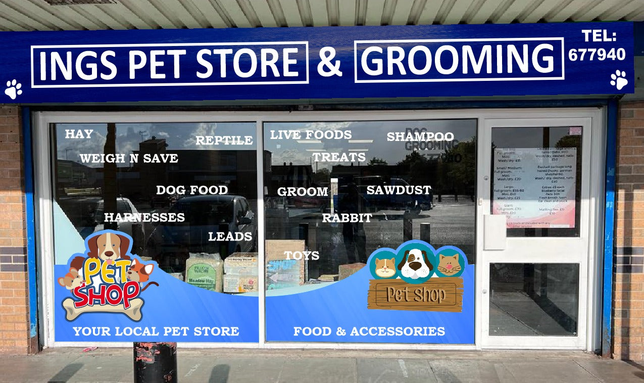 Pet shop and clearance grooming