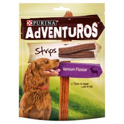 Adventuros Strips Venison, 90g