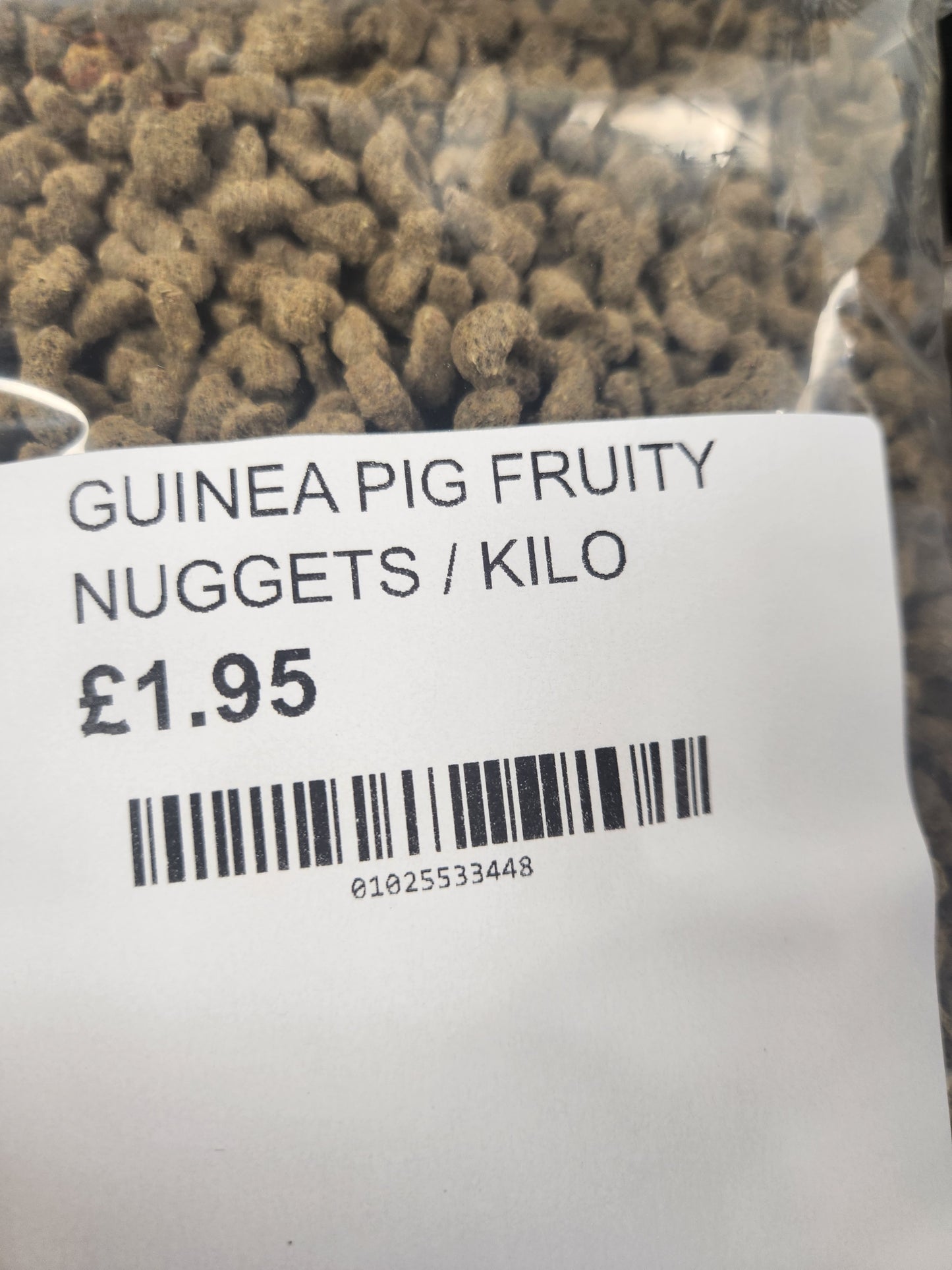 GUINEA PIG FRUITY NUGGETS 1 KG