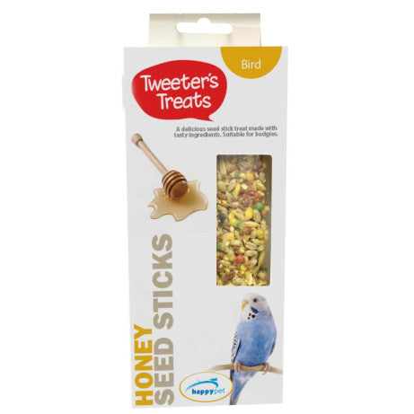 Tweeter's Treats Seed Sticks for Budgies - Honey