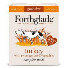 Forthglade Complete Grain free Adult Turkey & Veg, 395g