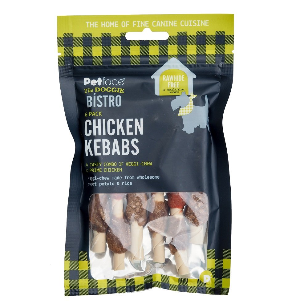 DOGGIE BISTRO 6PCS CHICKEN KEBAB