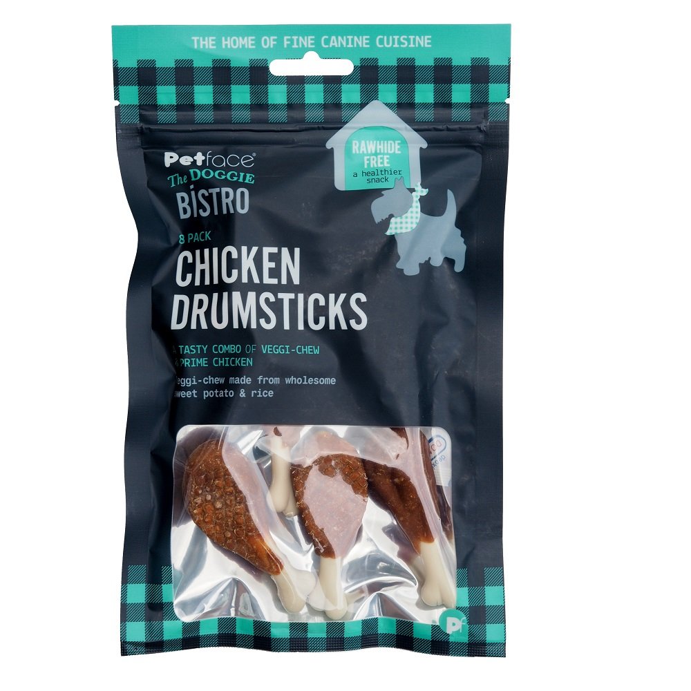 DOGGIE BISTRO 8 PCS MINI CHICKEN DRUMSTI