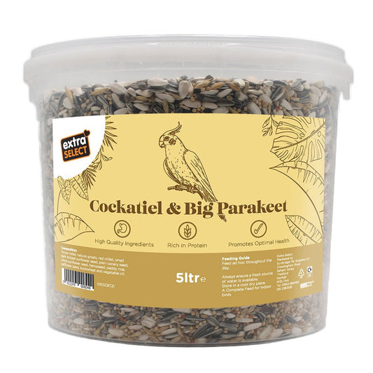 Extra Select Cockatiel & Big Parakeet Bucket 5ltr
