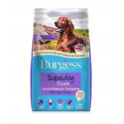 Burgess Supadog Mature Chicken, 12.5kg