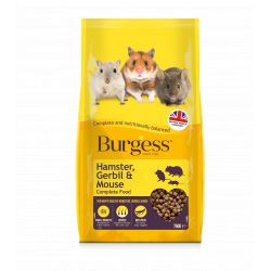 BURGESS HAMSTER & GERBIL 750G