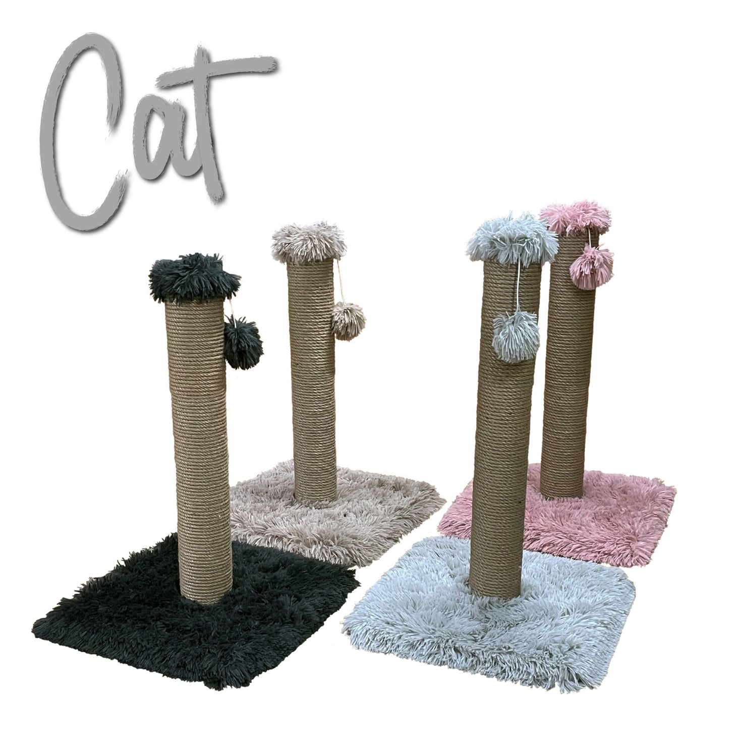 LONG PLUSH CAT SCRATCHER