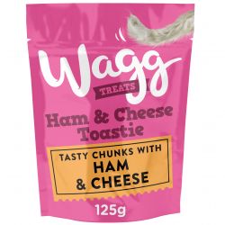 Wagg Ham & cheese Treats, 125g