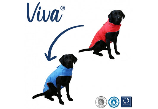 VIVA REVERSIBLE COAT RED/BLUE