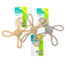 B/PETS ROPE BALL & FLING