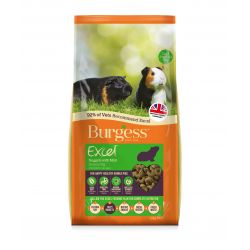 Burgess Excel Adult Guinea Pig Nuggets with Mint, 10kg