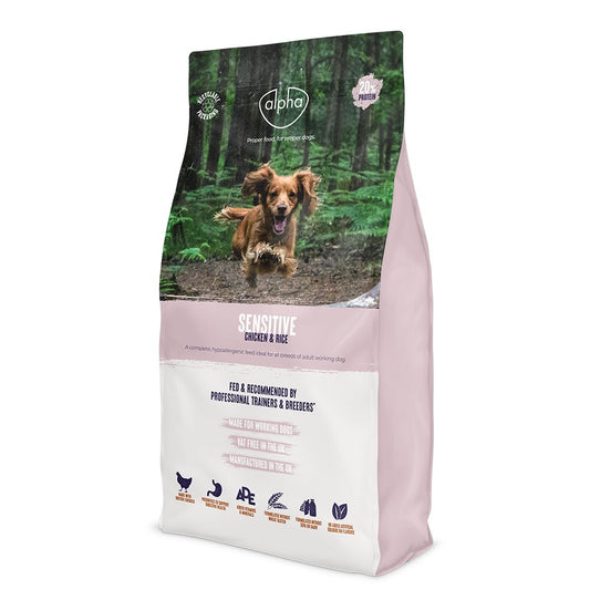Alpha Sensitive Chicken & Rice Wheat Gluten Free 15kg