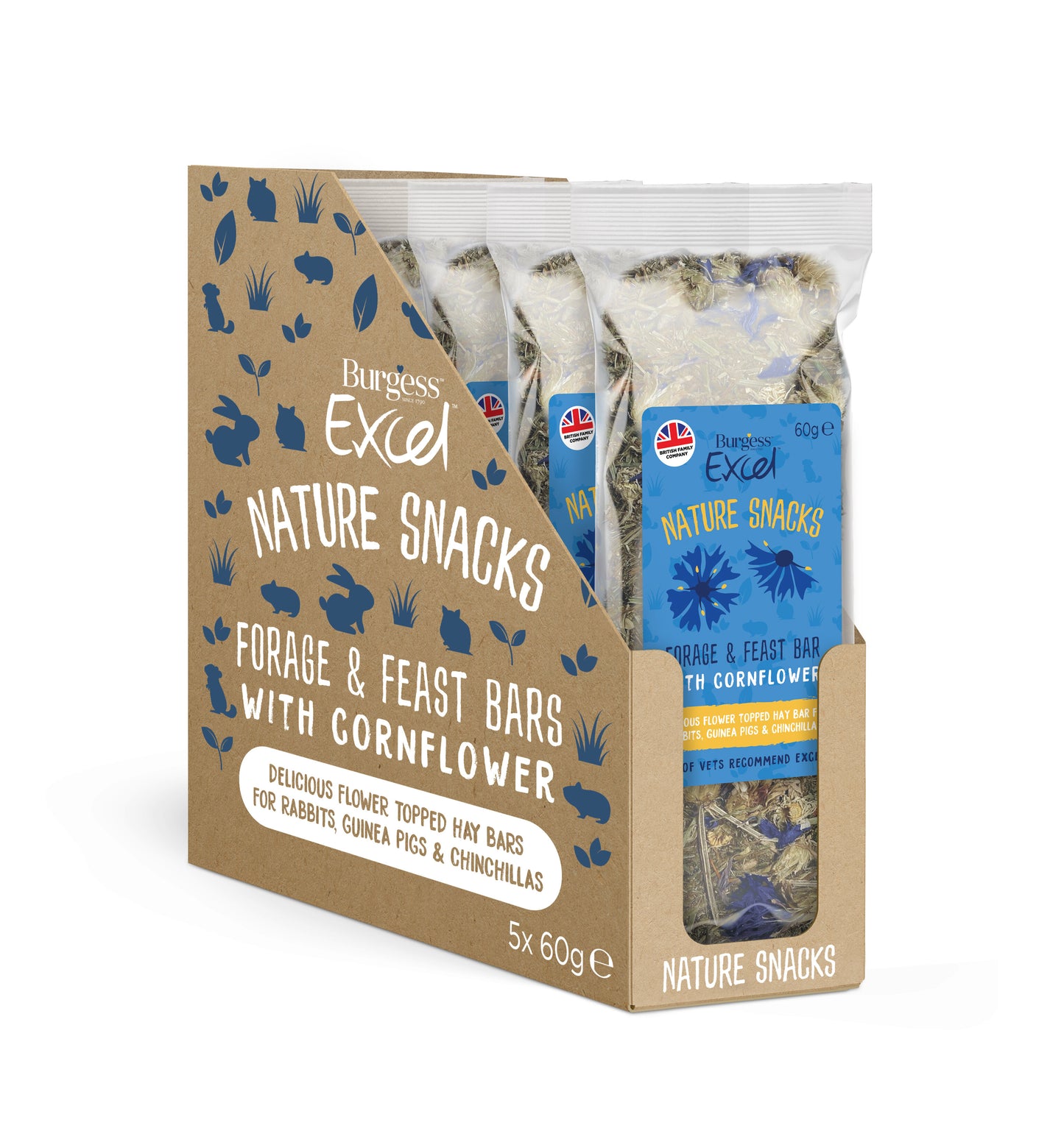 Burgess Excel Nature Snacks Cornflower Bars