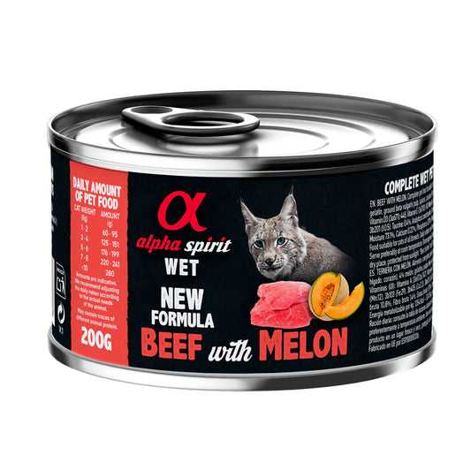 Beef With Melon Complete Wet Food Can For Cats 200g