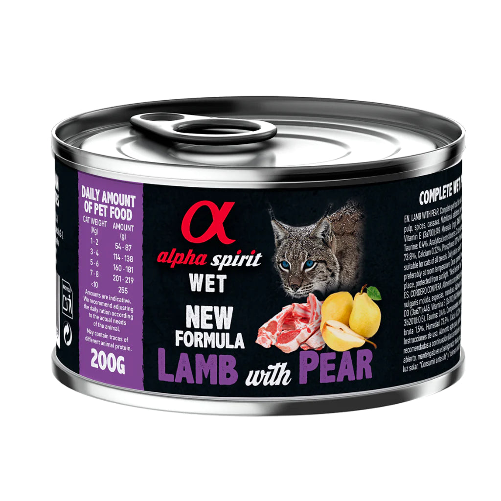 Lamb With Pear Complete Wet Food Can For Cats 200G