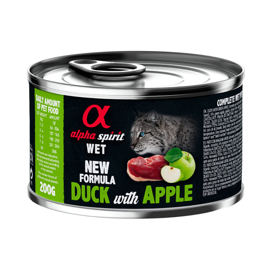 Duck With Green Apple Complete Wet Food Can For Cats 200G