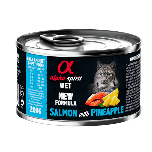 Salmon With Pineapple Complete Wet Food Can For Cats