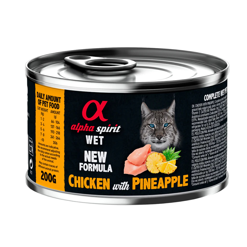 Chicken With Pineapple Complete Wet Food Can For Cats 200G