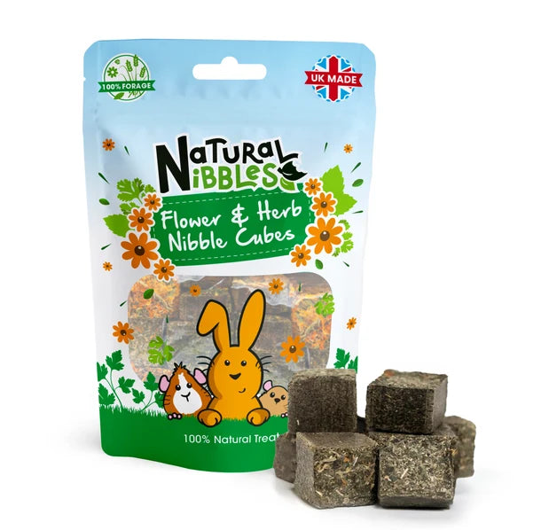 Natural Nibbles Flower & Herb Nibble Cubes 250g