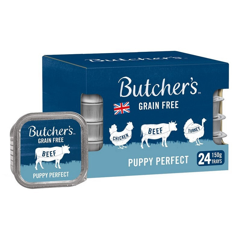 Butcher's Grain Free Puppy Perfect Foils 150g x 24