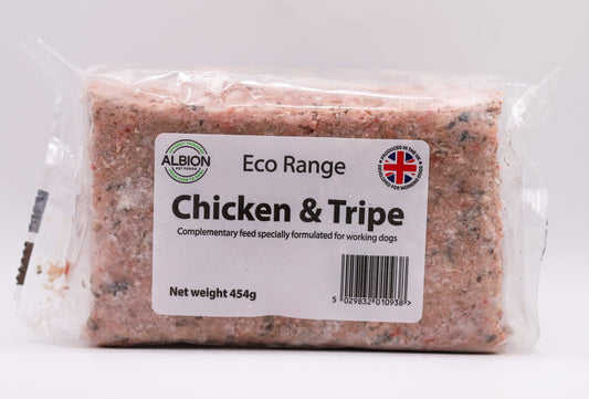 ALBION ECO RANGE CHICKEN & TRIPE 21 X 454G