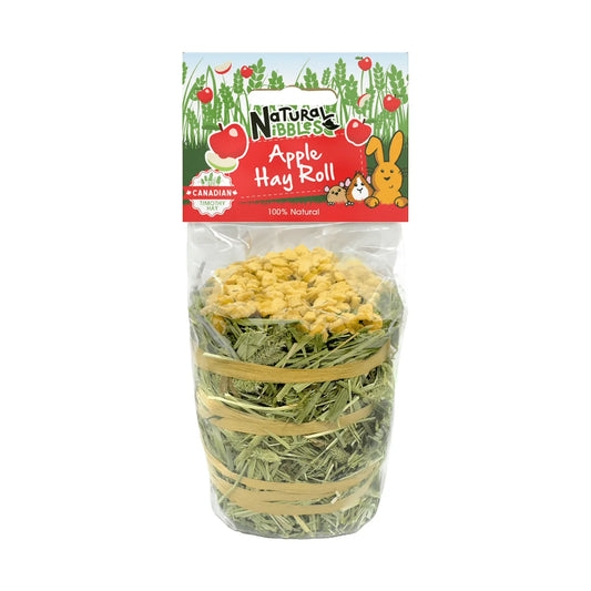 Natural Nibbles Apple Timothy Hay Roll 100g