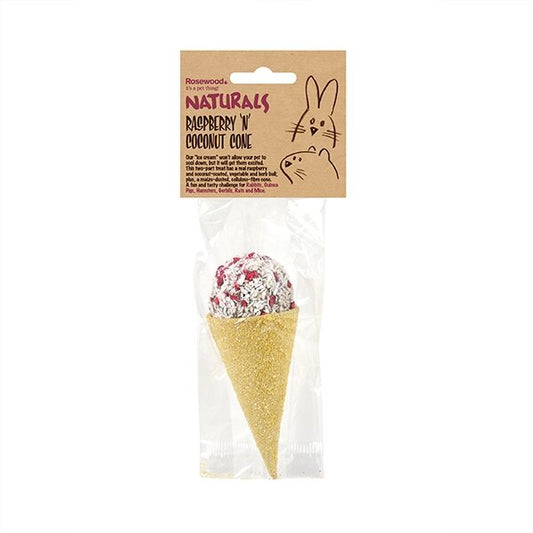 Rosewood Naturals Rasbery n Coconut Cone 70G