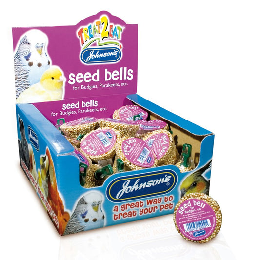 Johnsons Treat 2 Eat Seed Bells For Budgies